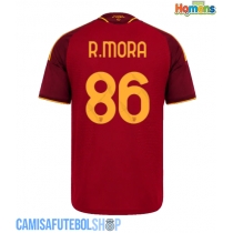 Camisa de time de futebol AS Roma Rodrigo Mora #86 Replicas 1º Equipamento 2026-27 Manga Curta
